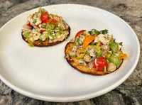 Greek Salad Tostadas